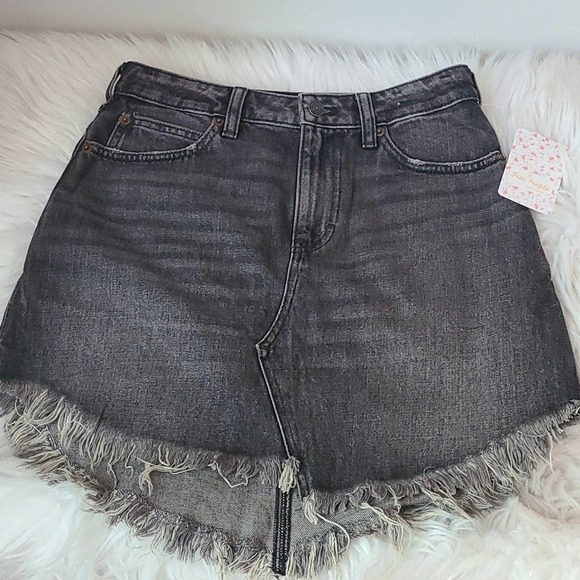 NWT Denim mini skirt Free People - Picture 7 of 13
